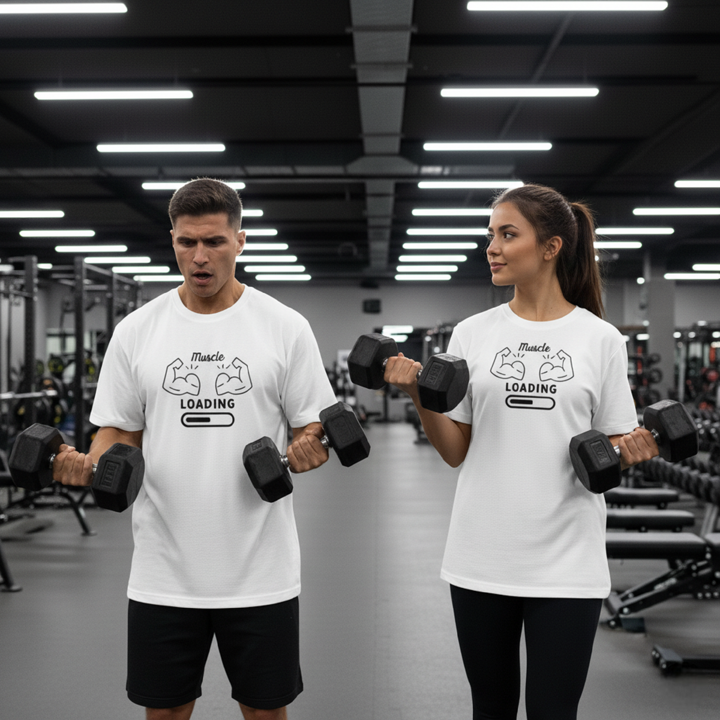 Unisex Oversized Premium Tee Fitness Edition